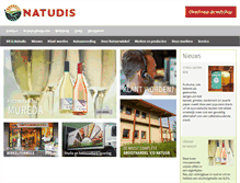 Tablet Screenshot of natudis.nl